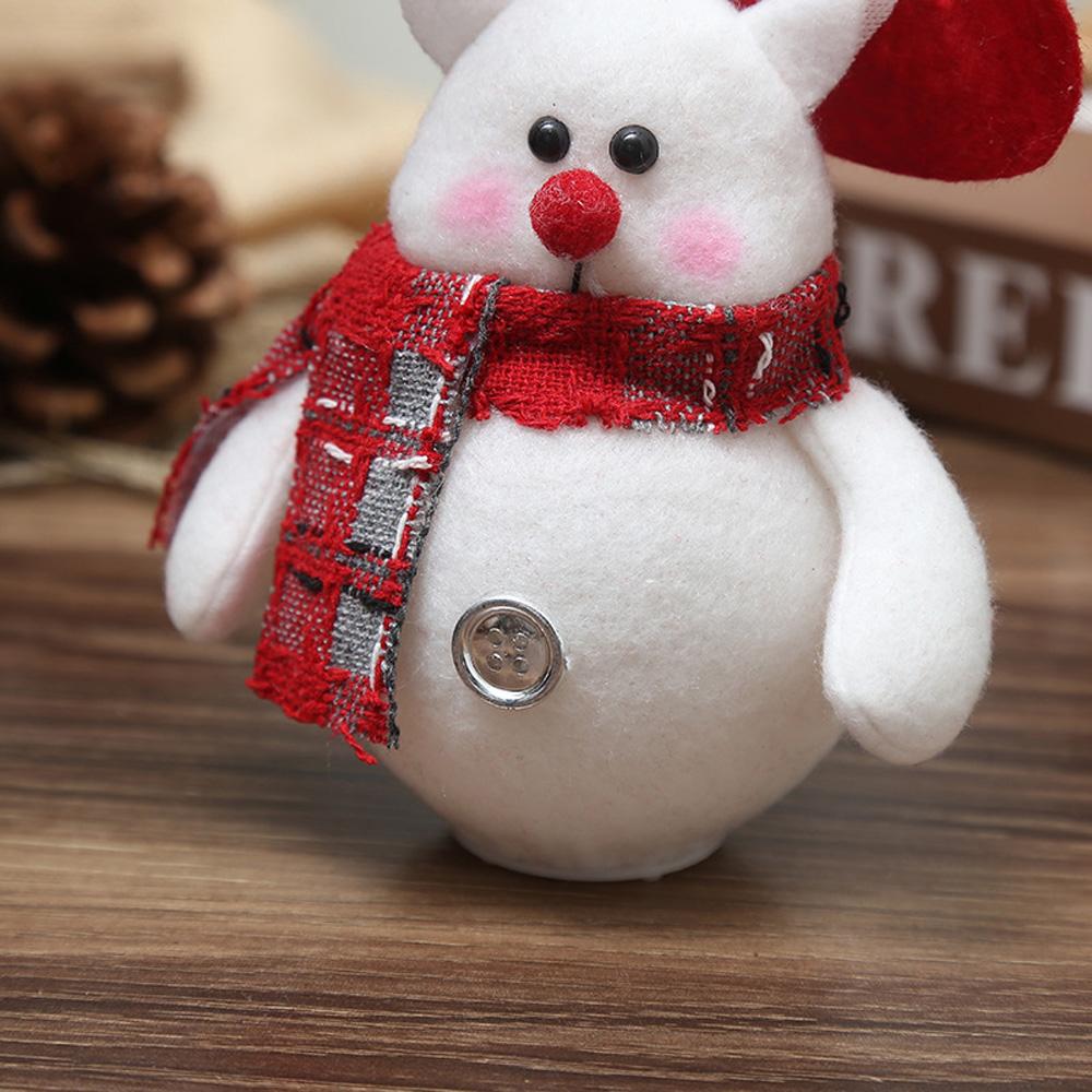 Cute Home Kid Toy Xmas Gift Party Christmas Decoration Hanging Ornament Night Light Snowman Light
