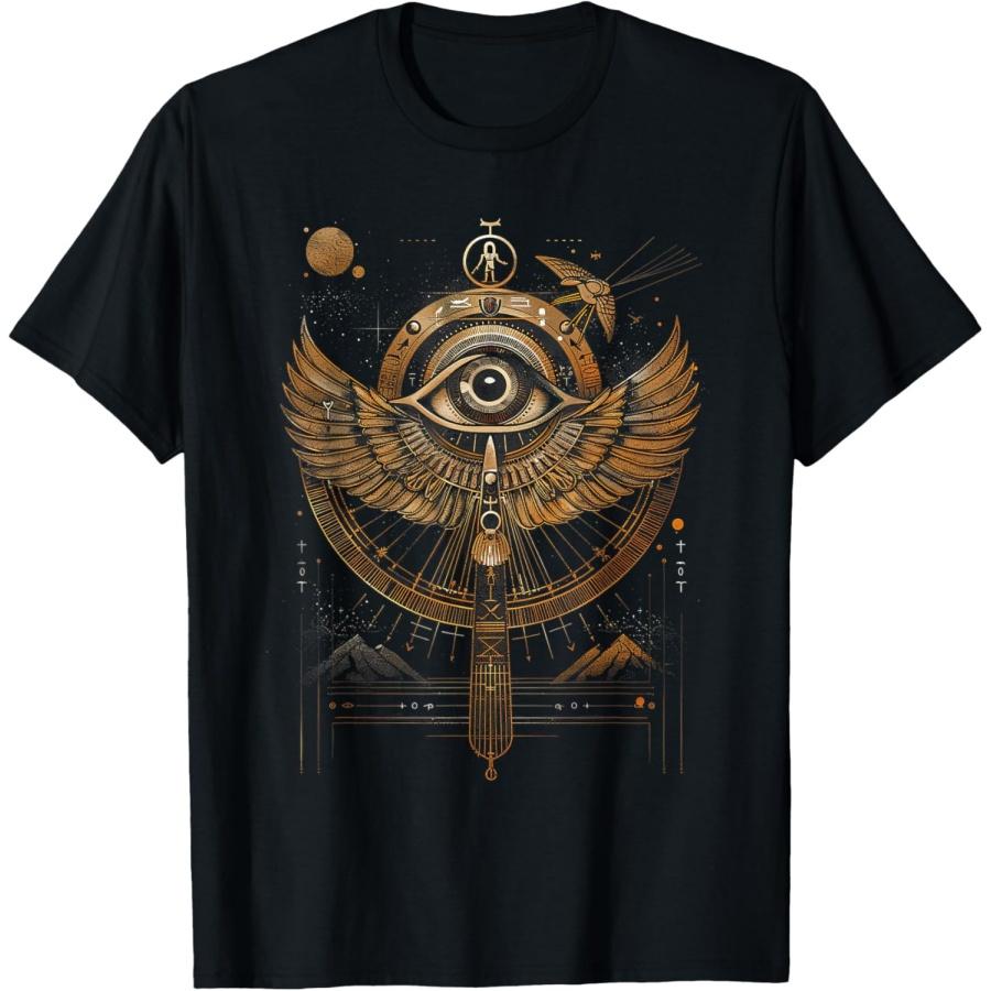 Egypt Eye Ancient Pharaoh Sphinx Egyptian T-Shirt(12)