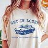 Get In Loser Trouble Ain't Gonna Make Itself Comfort Colors® T-Shirt, Vintage Raccoon T-Shirt, Funny Sarcastic Meme Retro Shirt, Graphic Tee