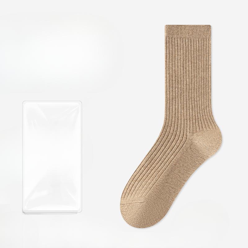 Female Autumn and Winter Leisure Thick Cotton Sweat Absorbent Deodorant Anti Pilling In The Cylinder Pile Socks