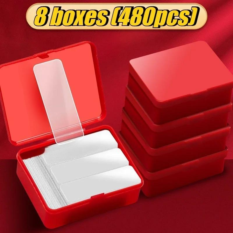 240/120pcs Reusable Double Sided Adhesive Tape Multifunctional Waterproof Transparent Pvc Nano Tapes Office Home Supply