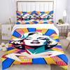 3pcs Pop Art Marilyn Monroe Duvet Cover Set - Machine Washable, Includes 1 Duvet Cover and 2 Pillowcases, No Core Included, All-Season Home