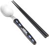Komorijushi Premium Clear Chopsticks and Spoon 18cm Chopsticks and Spoon Set, Twin, 17.6cm