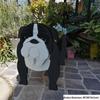 Garden Art Dog and Cat Flower Pot Set