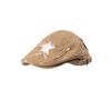 American Retro Old Hole Star Forward Hat Female Autumn And Winter Sweet Cool Face Little Beret Fashion Newsboy Hat