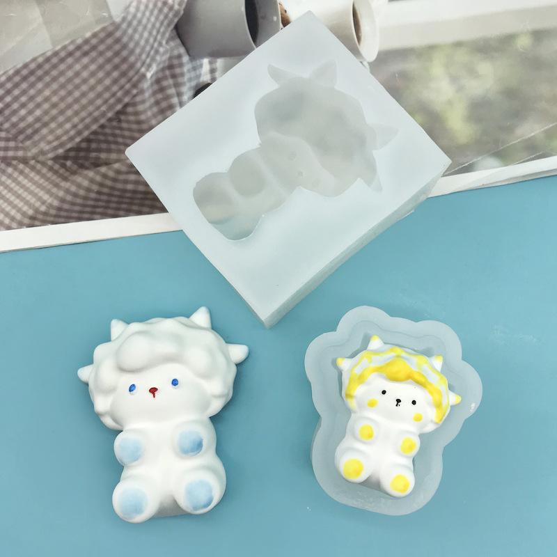 Large & Small Sheep Baa Baa Silicone Mold - Food-Grade, Easy Demold, In Stock