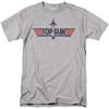 Popfunk Classic Top Gun Logo White Unisex Adult T Shirt