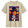 MMichael JJackson in wpap design art TShirt Summer Classic TShirts 100 Cotton Trending Tee Shirt For Unisex Print Clothes