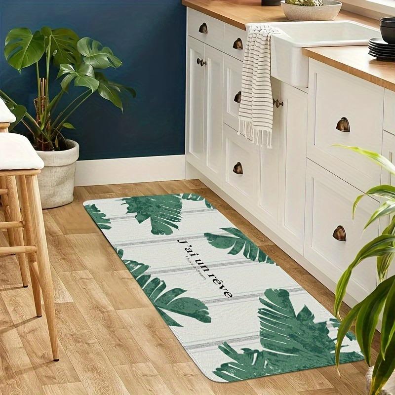 1PC Cyberpunk Skull Pattern Kitchen Rug Non-Slip Door Mat Pop Design Bathroom Rug Bath Mat Carpet for Home Sink Laundry Decor