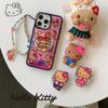 Sanrio Y2K Hello Kitty Cute Cartoon Magnetic Phone Case For IPhone 12 13 14 15 16 17 Pro Max Protective Cover with Stand Fundas