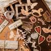 30 pcs/pack Stickers Laser hollowing out 3D Sticker DIY Decorative Scrapbook Material Collage Sticker Journal Stationery Supplie