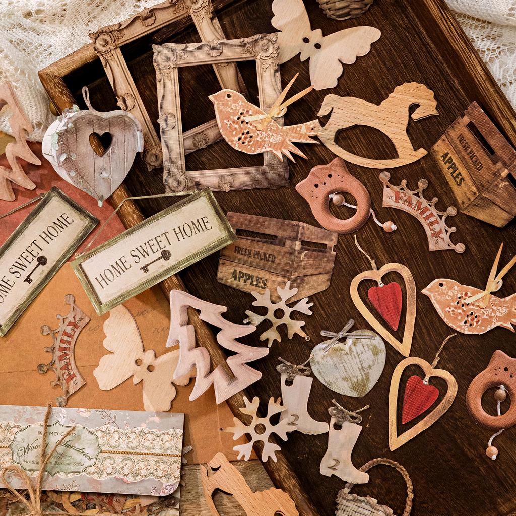 30 pcs/pack Stickers Laser hollowing out 3D Sticker DIY Decorative Scrapbook Material Collage Sticker Journal Stationery Supplie