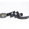 Z Letter Belt Men's Smooth Buckle Pure Cowhide Personalized Youth Jeans Belt Men's Belt