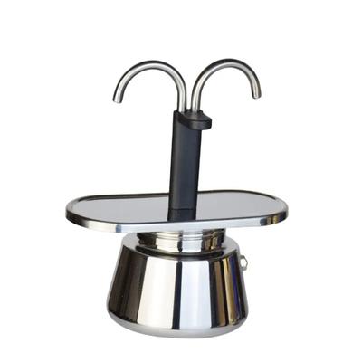 Newest Double Headed Stainless Steel Mocha Pot 100ml Coffee Maker for Espresso Tools