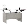 Vidaxl Couchtisch, Beton Grau, 80X50X42,5 Cm