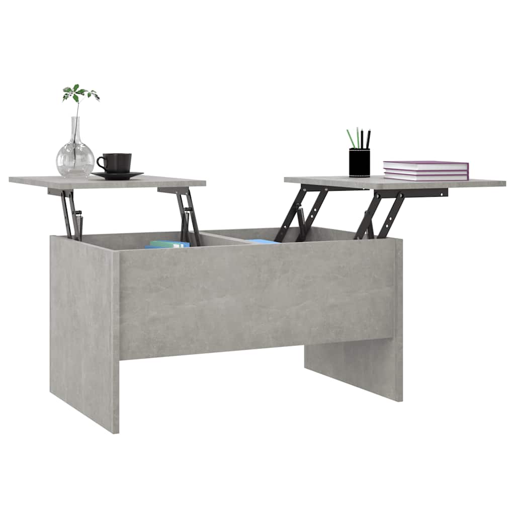 Vidaxl Couchtisch, Beton Grau, 80X50X42,5 Cm