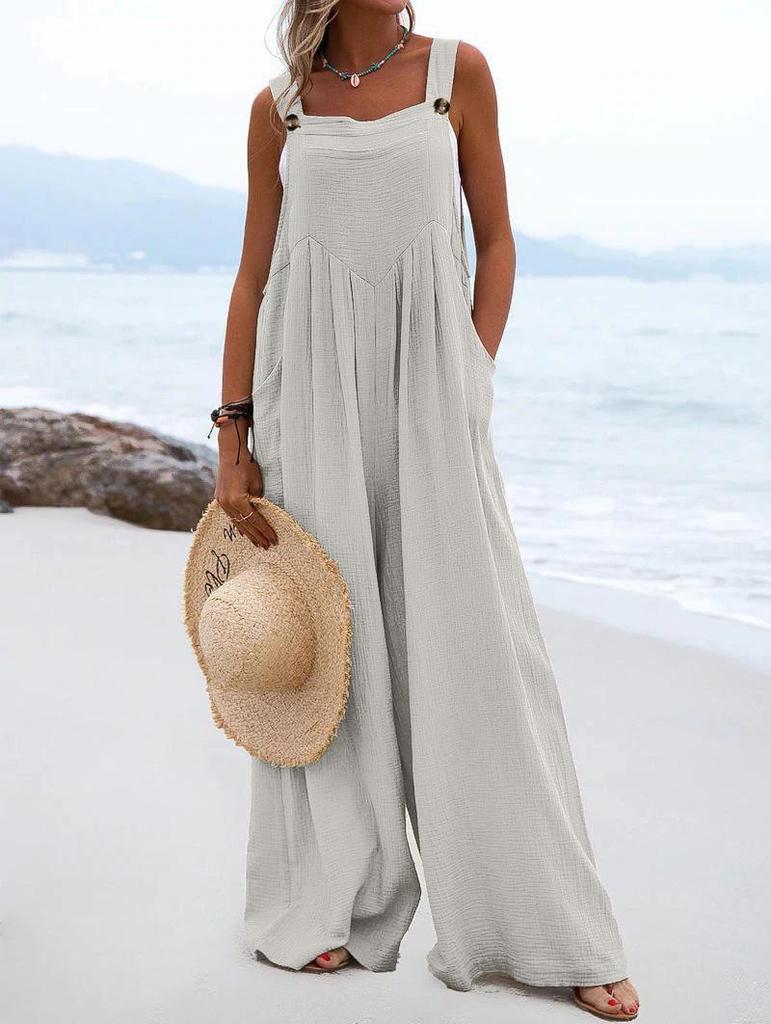 Frühjahr-Sommer 2026 Damen-Jumpsuits & Overalls Kollektion mit weitem Bein