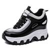 Spring, Autumn and Winter Women's Shoes New Slope Heel Thick-soled Muffin Small Inner Height Increase Casual Sports Shoes