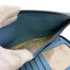 Michael Kors Zip Around Jet set leather Travel Continental Wallet Bifold Wallet blue leather Women Used