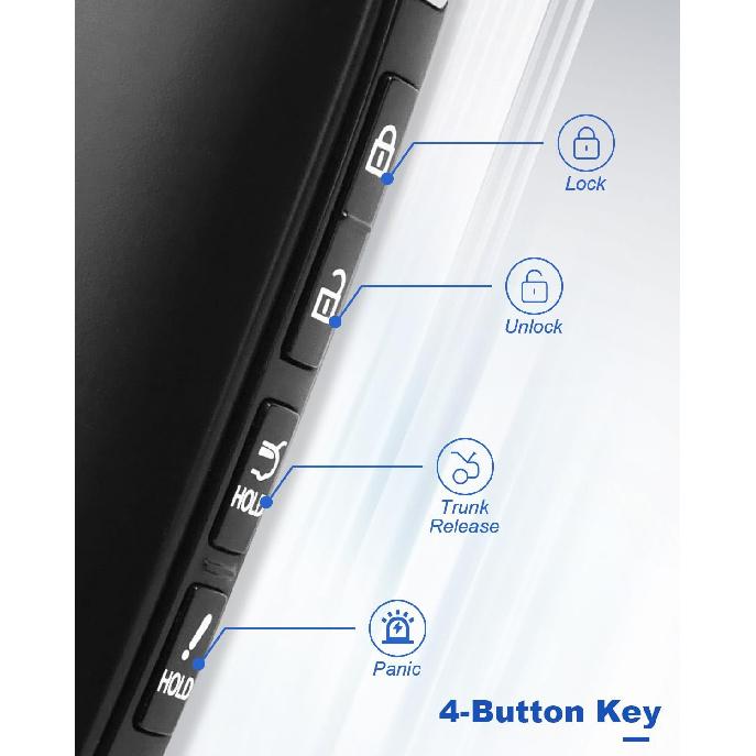 CX5 CX9 Remote Key Fob Case Shell Keyless Entry Replacement For Mazda CX-5 CX-9 , OE# WAZSKE13D03