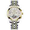 POEDAGAR Orologio da polso meccanico automatico di lusso Acciaio Inossidabile Tourbillon Orologio da uomo Impermeabile Luminoso Orologi da uomo da affari