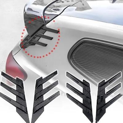 Spoiler Deflettore Finestrino Posteriore Laterale Veicolo Design Aerodinamico Universale Con Installazione Adesiva