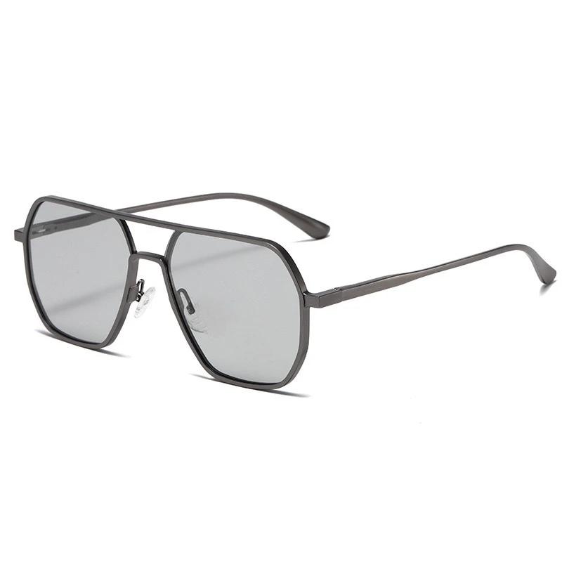 

Солнцезащитные очки с поляризацией из алюминиево-магниевого сплава двойного назначения для дневного и ночного использования, алюминиевые солнцезащитные очки с прозрачными фотохромными линзами, устойчивые к бликам