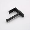 Black Design Easy To Install The Bathroom Kitchen Accessory Self Adhesive Stainless Steel Rustproof Toilet Paper Roll Holder