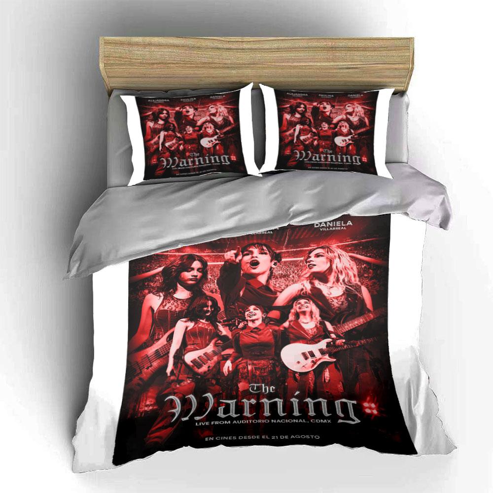 The Warning Band Bedding Set Bedding Duvet Cover Set Duvet Cover Pillowcases (1*Duvet Cover 2*Pillowcases, without duvet insert)