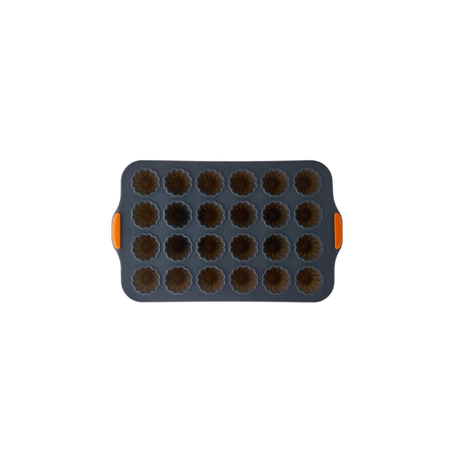 

Форма для кексов с цветами, 24 шт. тёмно-синий