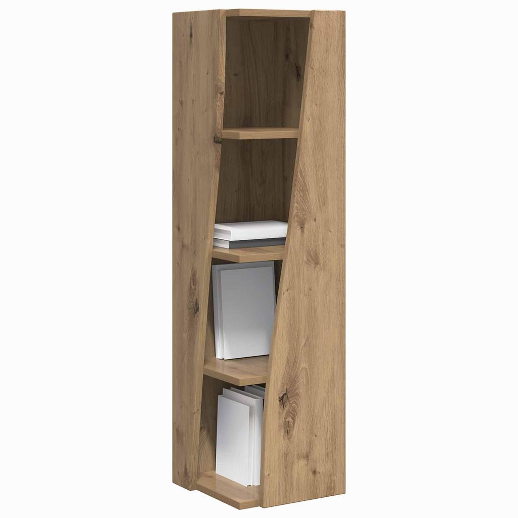 Artisan Oak Corner Cabinet 27.5 x 27 x 102 cm Particleboard