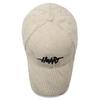 Embroidered Letter Baseball Cap Women Winter Cap Men Corduroy Sun Hat
