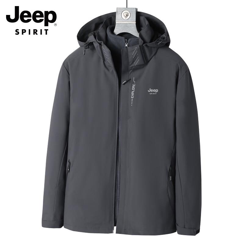 JEEP SPIRIT Men's Outdoor Windproof Waterproof Jacket 6266