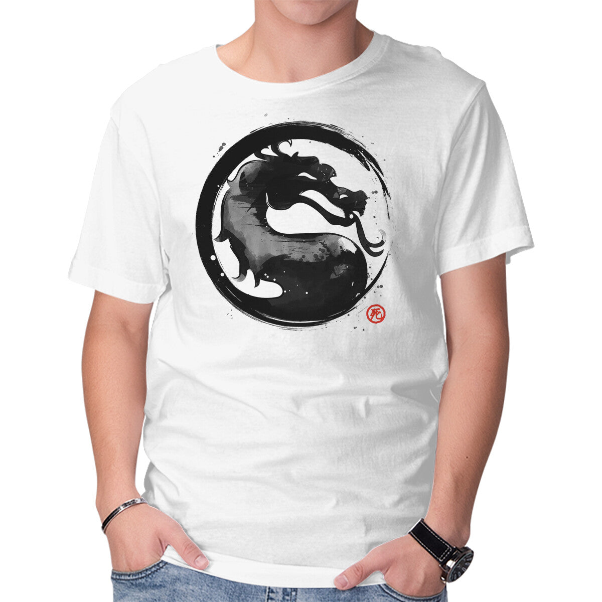 Unisex Crew Neck T-Shirt Mortal Ink Graphic Short Sleeve Casual Tee XXXXL