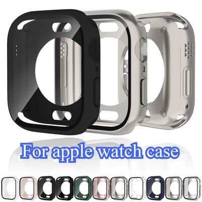 Kryt s ochranou displeje pro pouzdro Apple Watch 42mm 46mm Ochrana displeje, Přední Zadní Ochranný Nárazník iWatch Serie S10