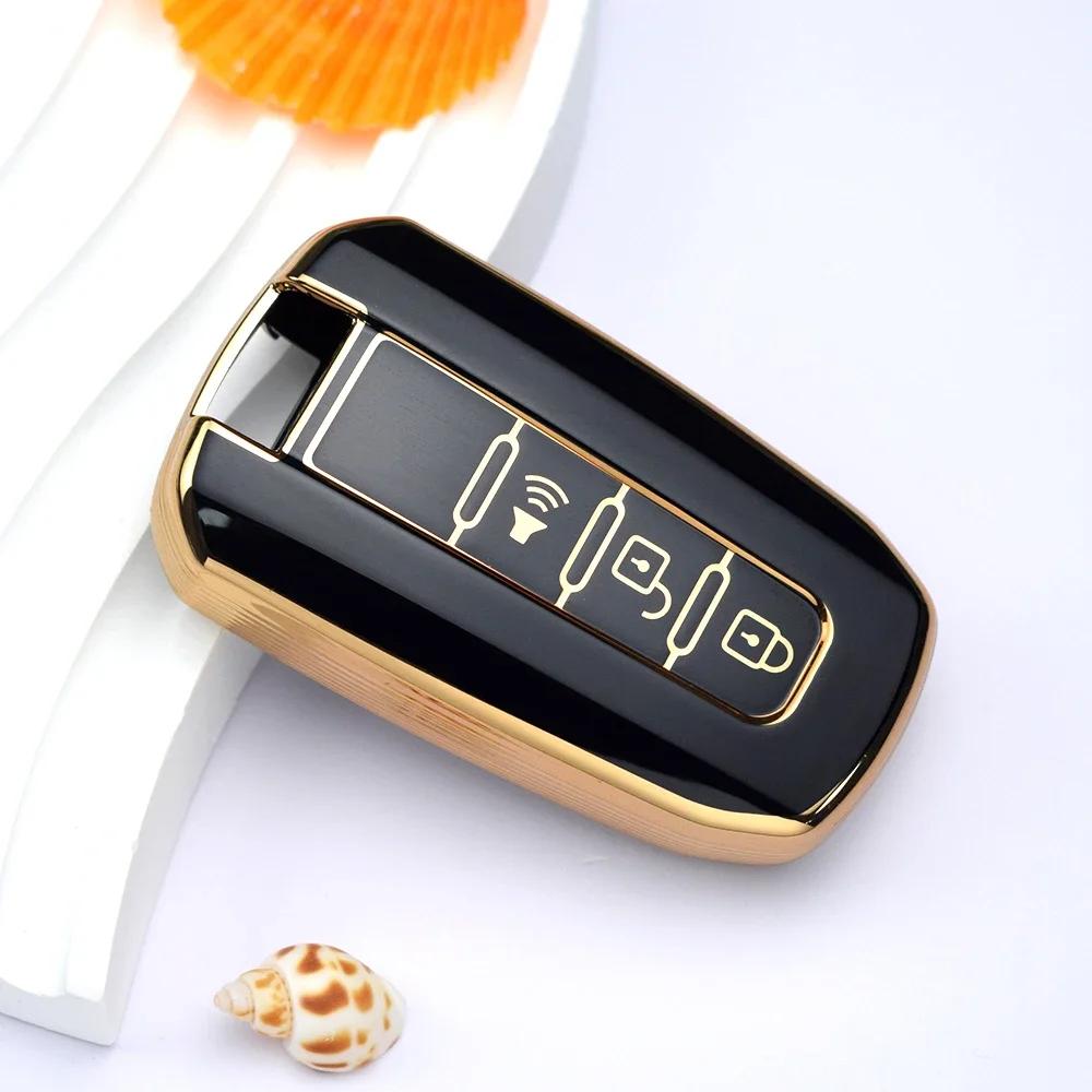 

Мягкий чехол-футляр из ТПУ для умного ключа автомобиля Ssangyong Korando C Rexton W Ssangyong Actyon Kyron Rodius Tivolan, держатель-брелок