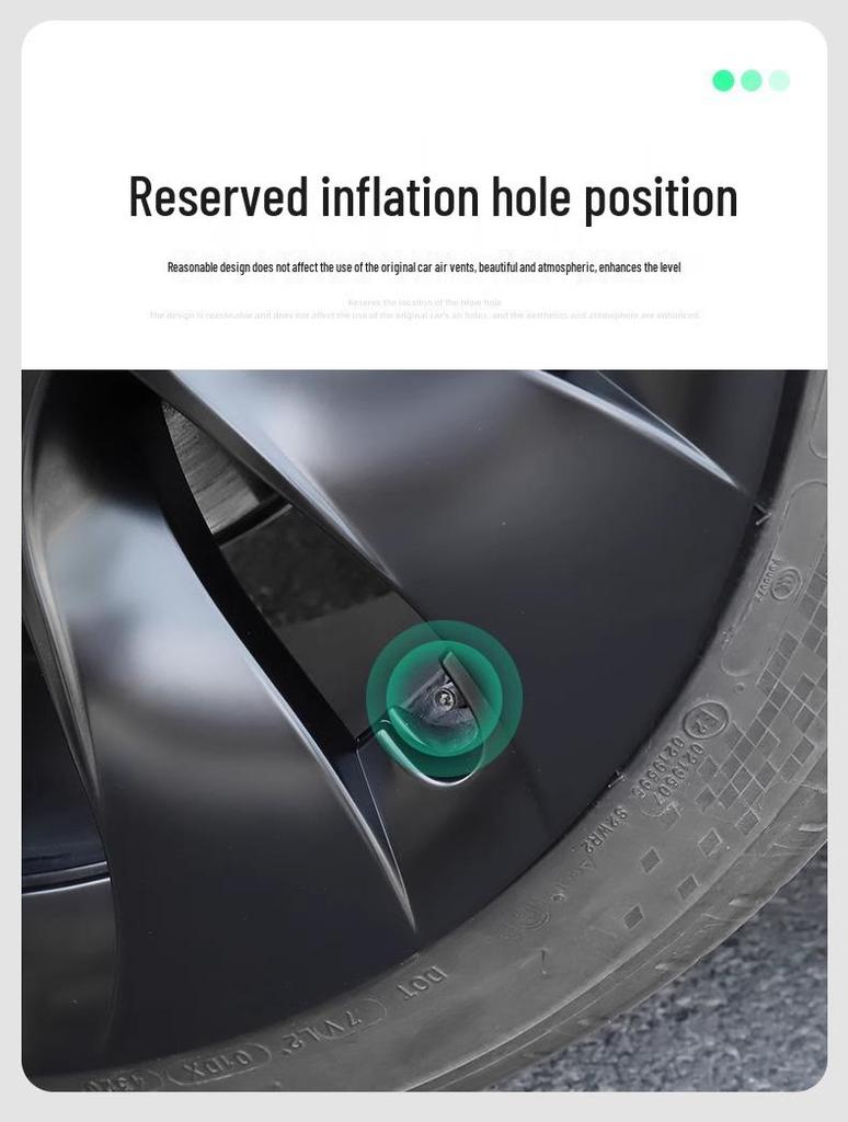 Tesla Model Y/3 19-Inch Hubcap Full-Coverage Tire Protection & Accessory.