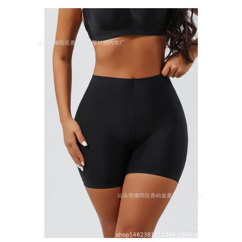 Women Mid Waist Tummy Control Seamless Butt Lifting Shapewear Safety Pants
