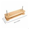 Wooden Bookbinding Press Versatile Use Screw Reversible Manual Paper Clamp for