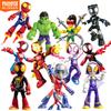 The Amazing Spider-Man Miles Morales Gwen Black Panther Action Figure Anime Model Doll Kids Toy Gifts