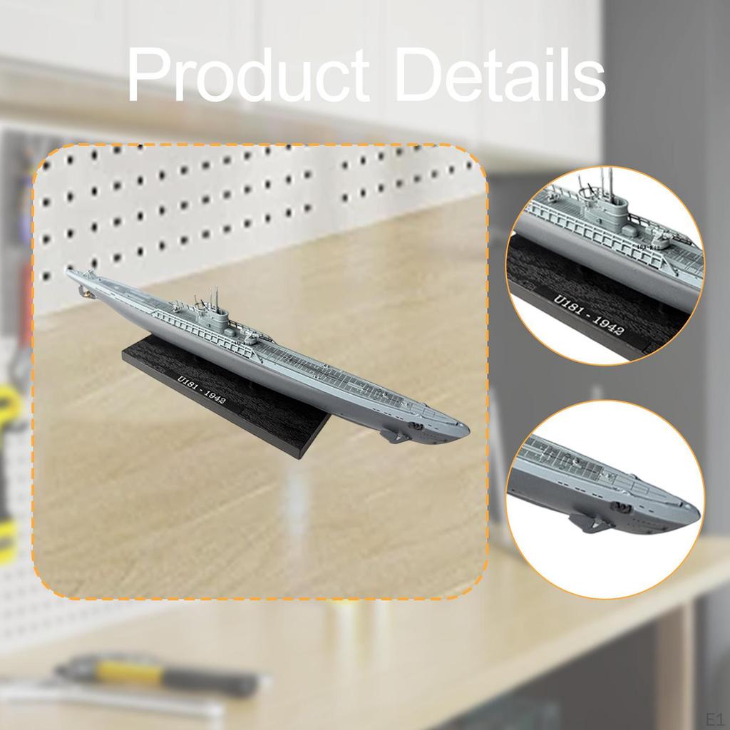 Model in 1:350 Scale with Presentation Stand, Desk Decoration, Simulation Ship for Office, TV