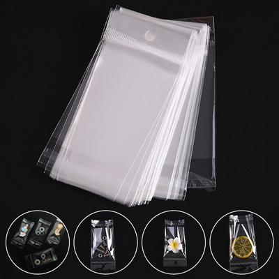 100 Stück transparente Plastiktüten, selbstklebende Verpackungsbeutel für Schmuck, Geschenke, Lebensmittel, Süßigkeiten, Verpackung, wiederverschließbare Aufbewahrungsbeutel mit Selbstverschluss