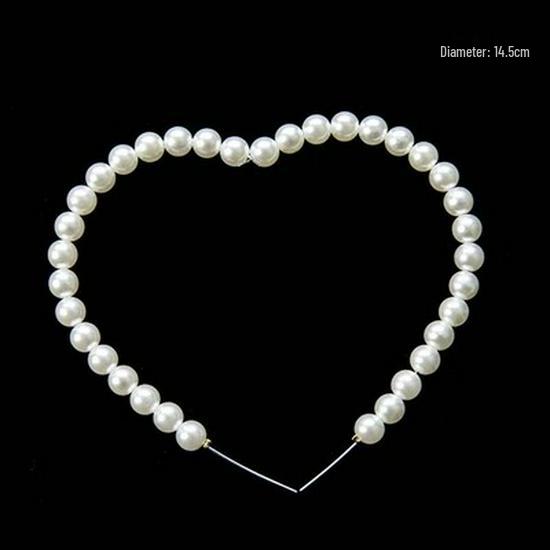 Queen Crown Cake Topper for Adults & Children - Gypsophila Pearl Birthday Decoration