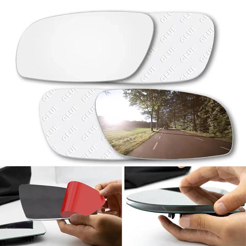 Compatible with 2003-2009 Volkswagen Touran MK1: Heated Rearview Mirror Glass Replacement