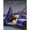 1/24 Lamborghini Revuelto Alloy Sports Car Model Diecast Metal Toy Racing Super Car Vehicles Model Sound and Light Simulation Childrens Gift