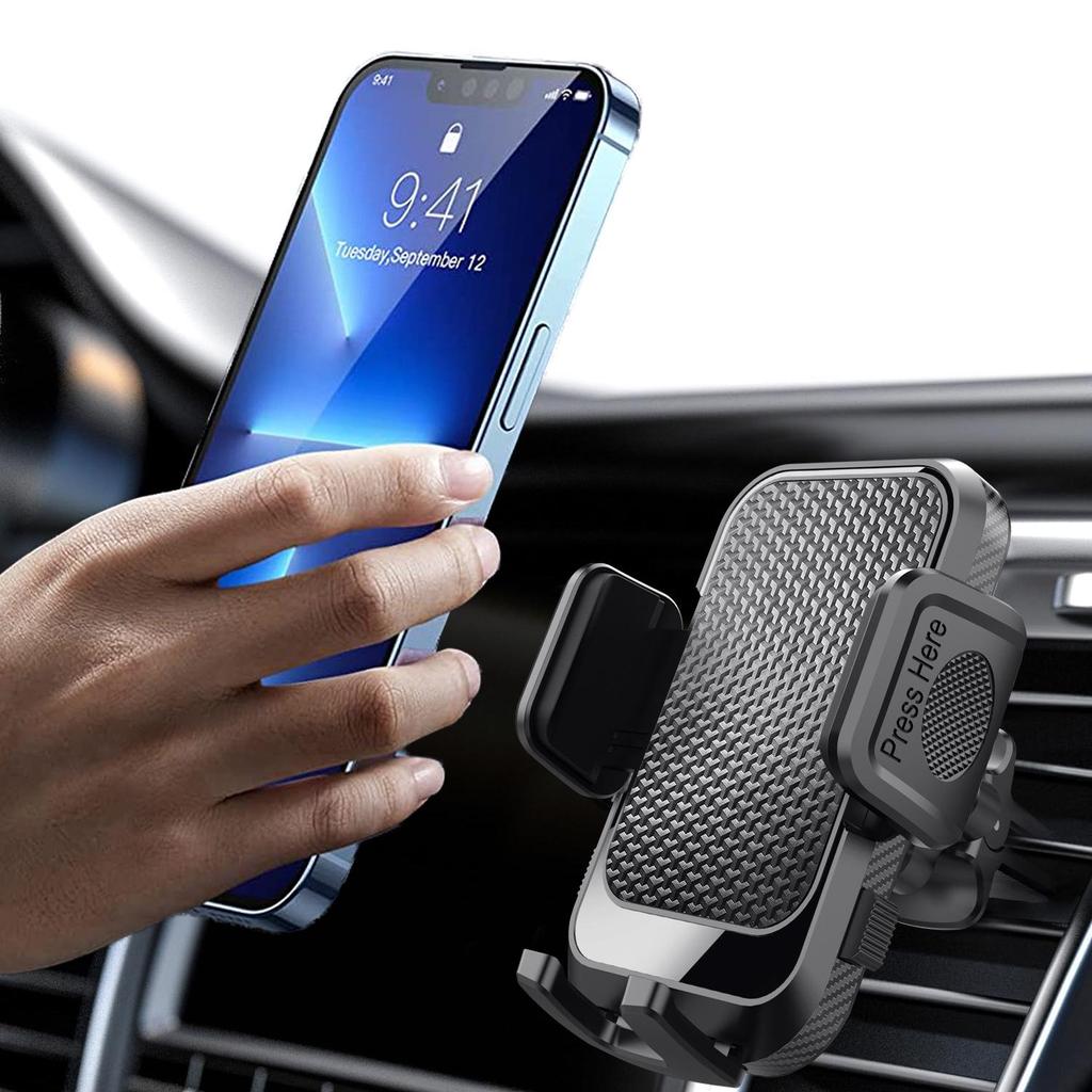 360° Rotating Car Phone Holder with Air Vent Clip