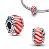 New Copper Red Christmas New Year Animal Love Flower Pendant Beads Fit Original Bracelets Necklaces Jewelry Gifts