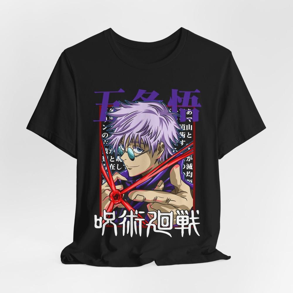 Satoru Gojo Anime Graphic Tee, Unisex Shirt, Manga Lover Gift, Short Sleeve