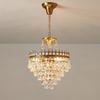 Retro Crystal Chandelier - Luxurious Eye-Protection Lamp for Bedroom, Cloakroom, or Corridor