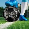 Ballon de Football Coloré Cousu à la Machine PVC Taille 5 Prêt pour l'Entraînement d'Équipe et la Compétition Durable Rebonds Élevés Cadeau Sportif Cool